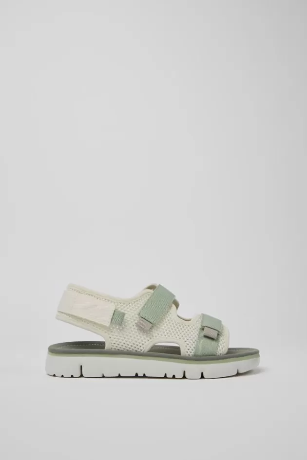 Camper White, Green, And Grey Sandals For Women*Women Sandals