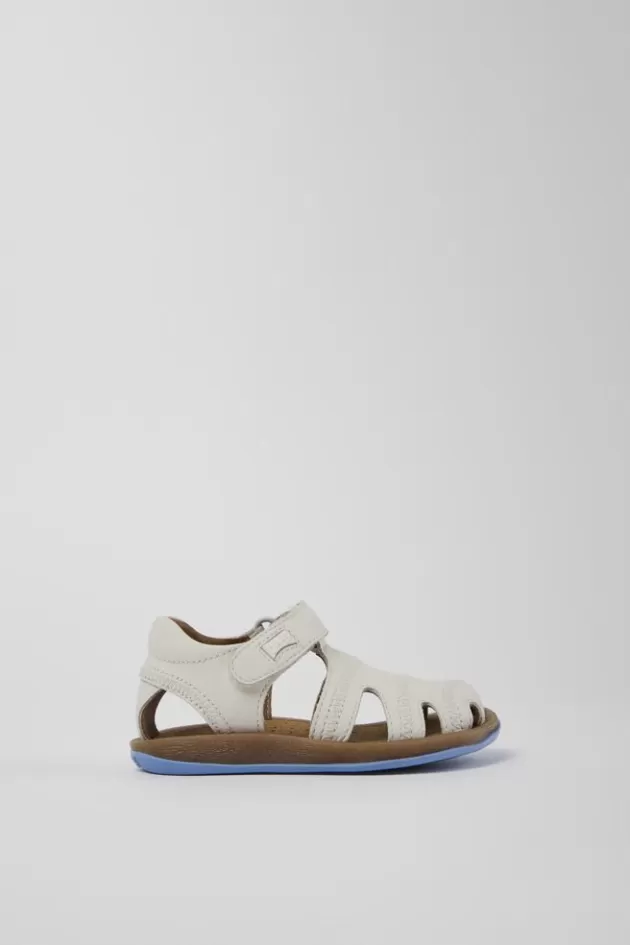 Camper White Leather Sandal*Kids Sandals