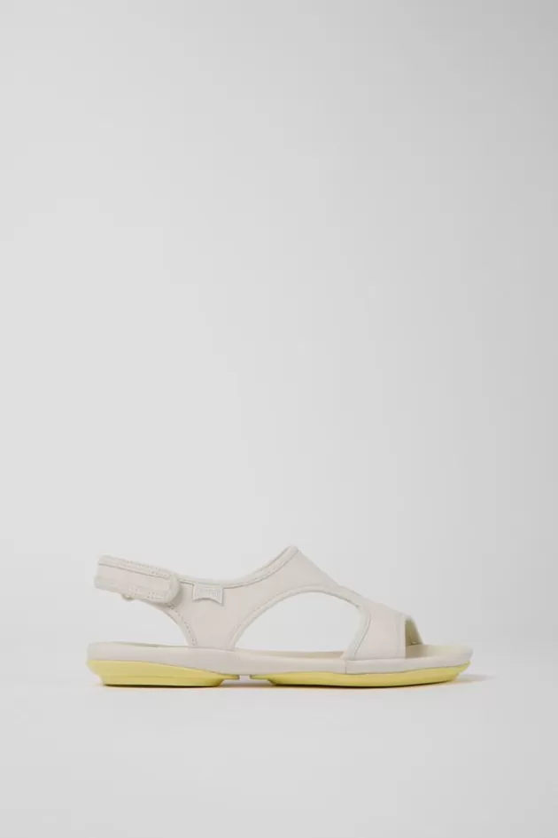 Camper White Leather Sandals For Women*Women Sandals