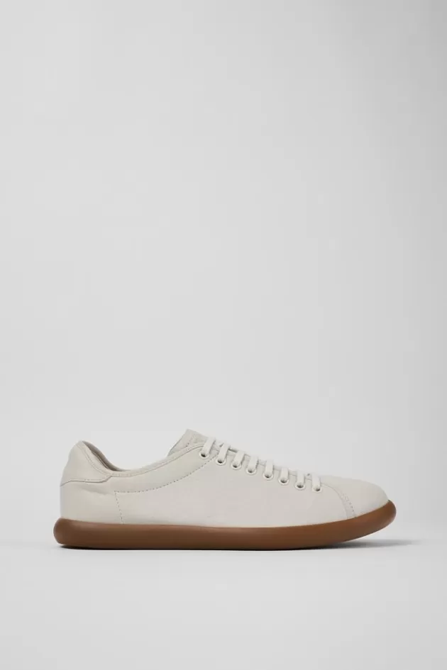 Camper White Leather Sneaker For Men*Men Sneakers