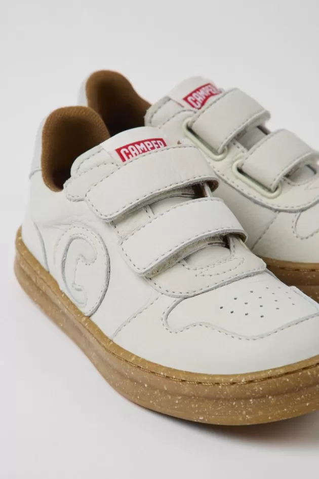 Camper White Non-Dyed Leather Sneakers*Kids Sneakers