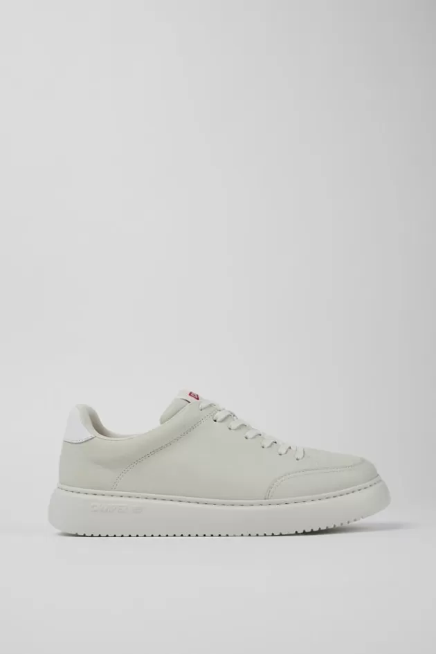 Camper White Non-Dyed Leather Sneakers For Men*Men Sneakers