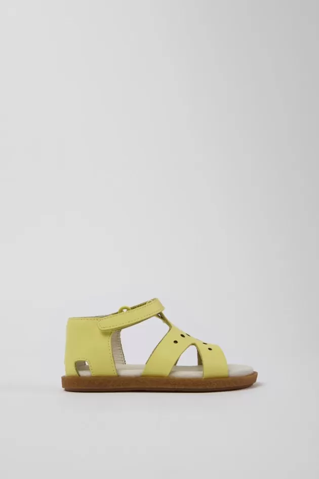 Camper Yellow Leather Sandal*Kids Sandals