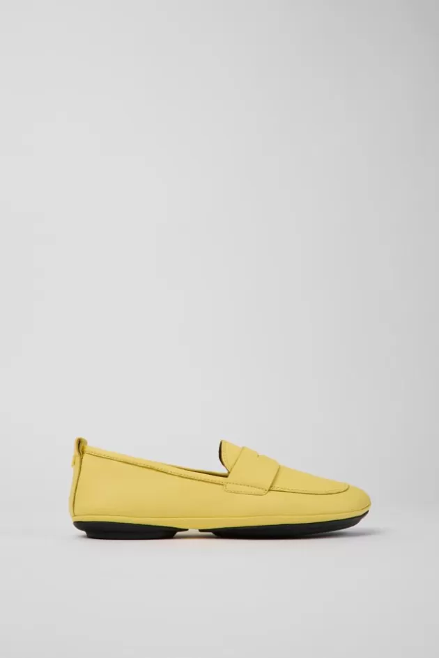 Camper Yellow Leather Shoes For Women*Women Ballerinas