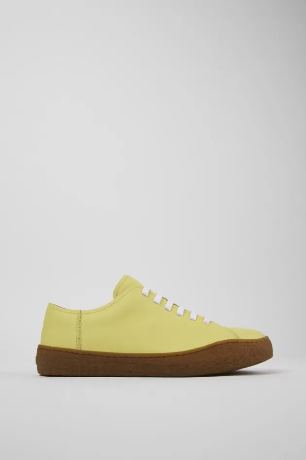 Camper Yellow Leather Sneaker For Men*Men Sneakers