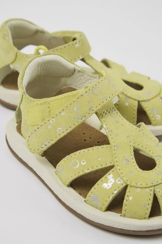 Camper Yellow Nubuck Sandal*Kids Sandals