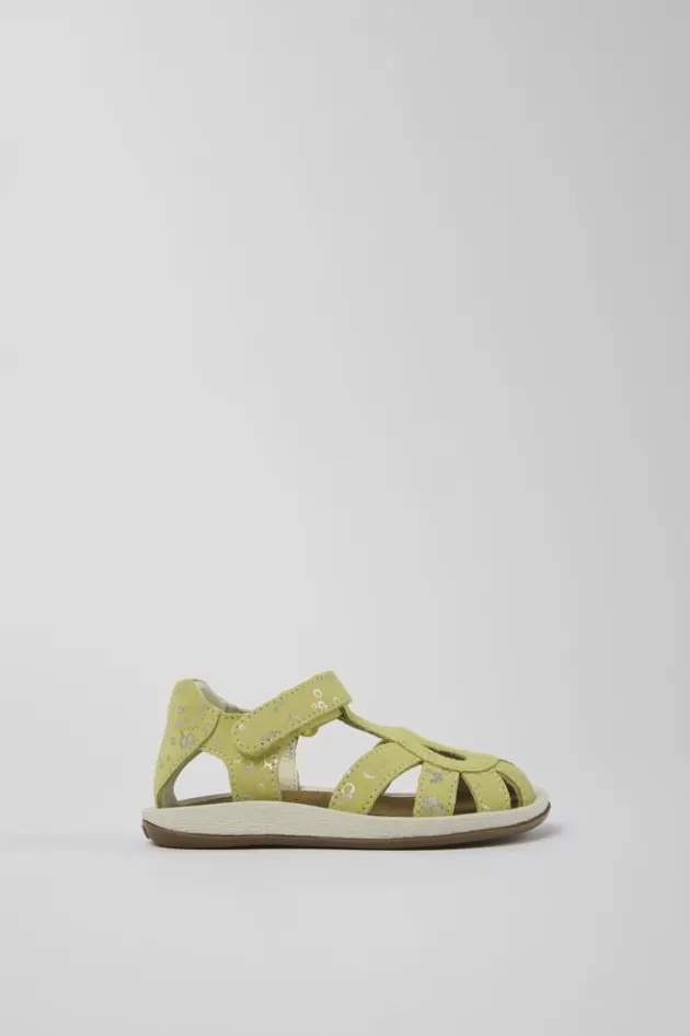 Camper Yellow Nubuck Sandal*Kids Sandals