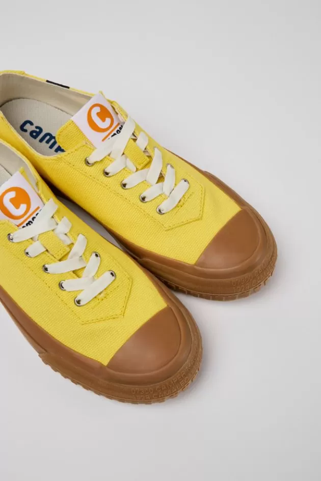 Camper Yellow Recycled Cotton Sneakers For Women*Women Sneakers