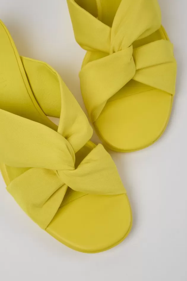 Camper Yellow Recycled Pet Sandals For Women*Women Sandals