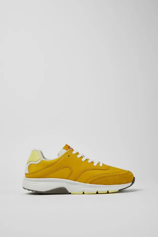 Camper Yellow Textile And Leather Sneakers For Women*Women Sneakers