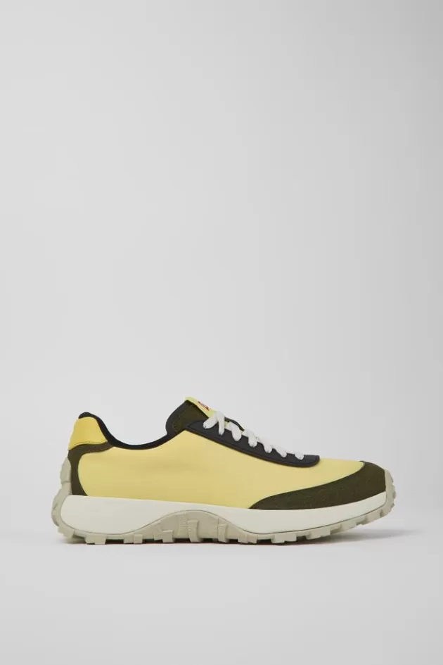 Camper Yellow Textile And Nubuck Sneakers For Men*Men Sneakers